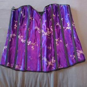 Intimate Attitudes Purple Corset